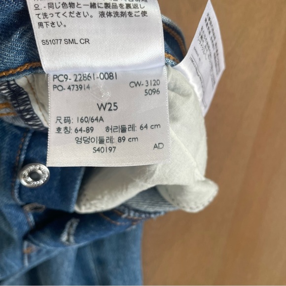 Women’s Levi’s Wedgie Blue Straight Leg Jeans - Picture 9 of 9